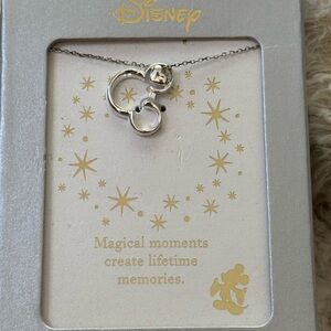 Disney Silver Mickey Mouse Charm Necklace